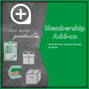 Membership Product Listing Add-On